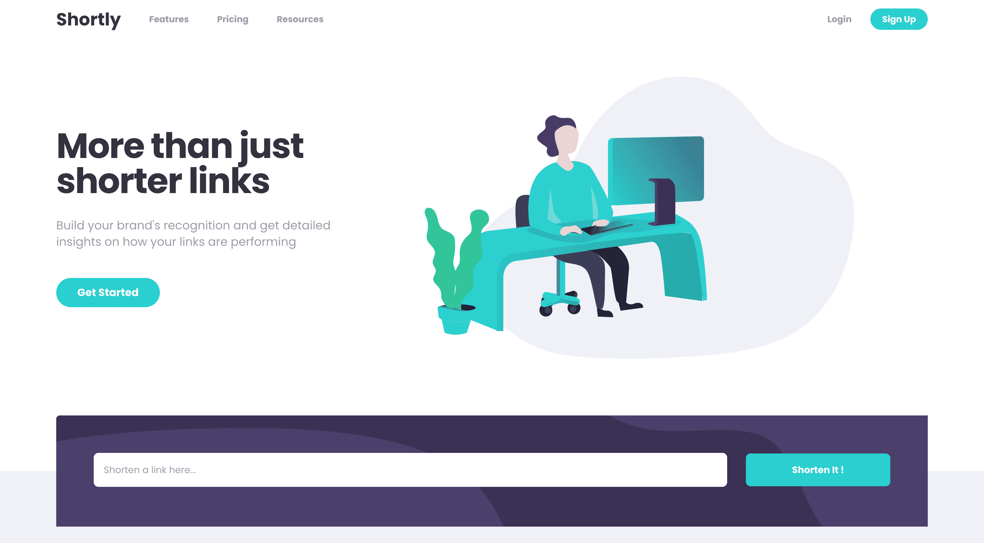 Shortly project preview